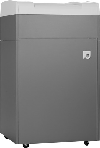 מגרסת נייר דאהלה Dahle 20396 – מבט קדמי משמאל עם גלגלים