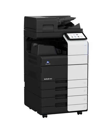 מכונת צילום משולבת Konica Minolta bizhub 450i – מבט אלכסוני משמאל