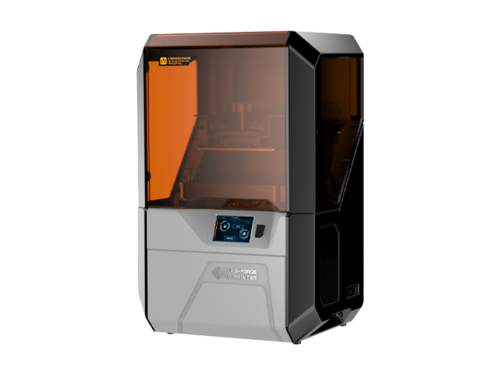 מדפסת תלת מימד DLP פלאשפורג' Flashforge Hunter S – מבט צד באלכסון על רקע לבן