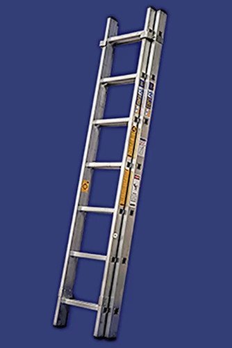 סולם אלומיניום 3.35 מטר שחיל נשען 7 שלבים - מקצוענים חגית
