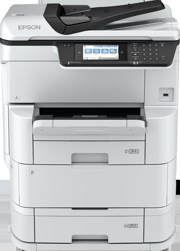 מדפסת הזרקת דיו משולבת Epson WorkForce Pro WF-C878RDTWF – מבט קדמי