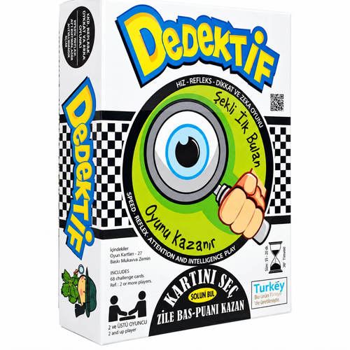 משחק זריזות וריכוז Dedektif עם קלפים ופעמון