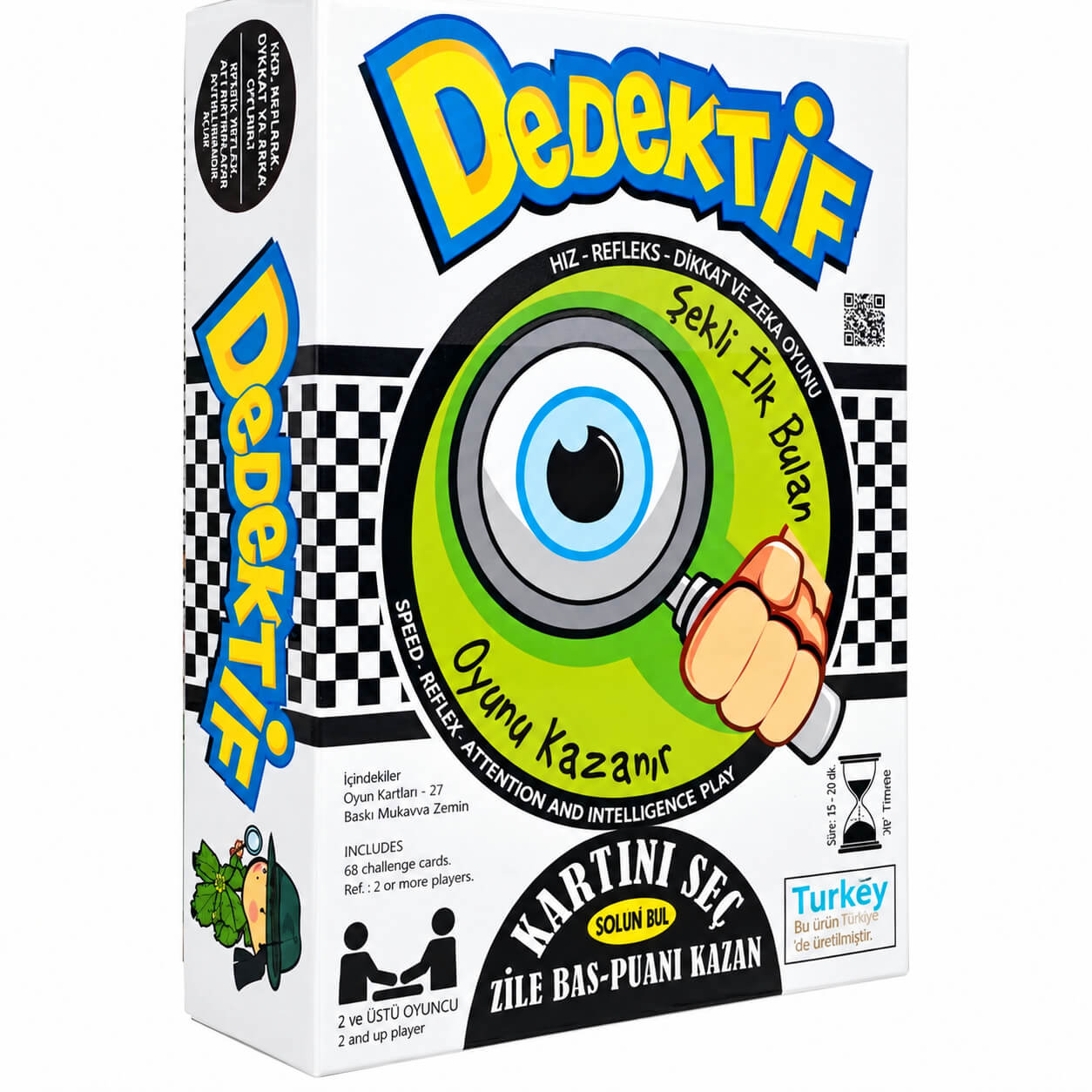 משחק זריזות וריכוז Dedektif עם קלפים ופעמון