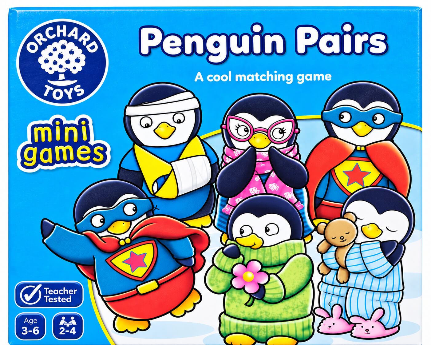 משחק זיכרון והתאמה Penguin Pairs פינגווינים Orchard Toys