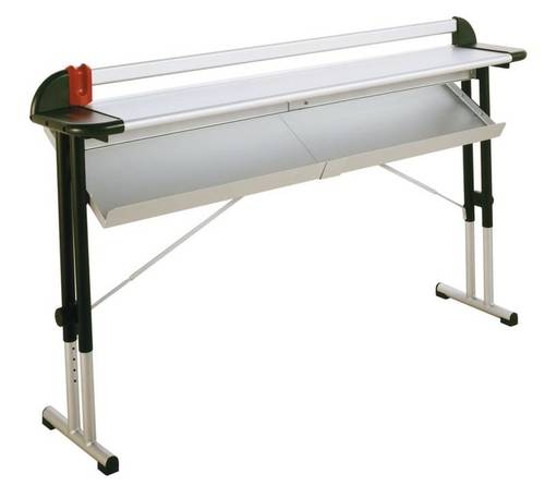 גיליוטינה גלגלת HSM T 15007 Professional על מעמד – מבט צד אלכסוני
