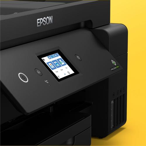 מדפסת משולבת Epson EcoTank L14150 – תקריב לוח הבקרה והמסך
