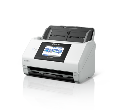 סורק מסמכים רשתי Epson WorkForce DS-790WN – מבט אלכסוני מצד שמאל