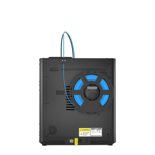 מדפסת תלת מימד Flashforge Adventurer 5M – מבט מאחור עם סליל פילמנט