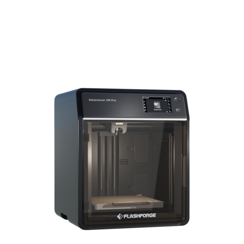 מדפסת תלת מימד Flashforge Adventurer 5M Pro – מבט אלכסוני מהצד