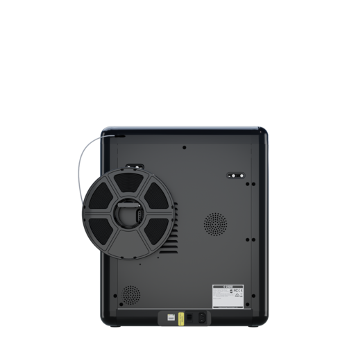 מדפסת תלת מימד Flashforge Adventurer 5M Pro – מבט אחורי עם גליל פילמנט