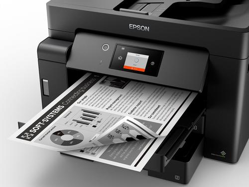 מדפסת משולבת Epson EcoTank M15140 A3 – בזמן הדפסת מסמך A3