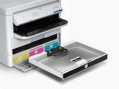 מדפסת Epson WorkForce Pro EP-C800RDW – החלפת מחסנית דיו מתא הדיו הקדמי