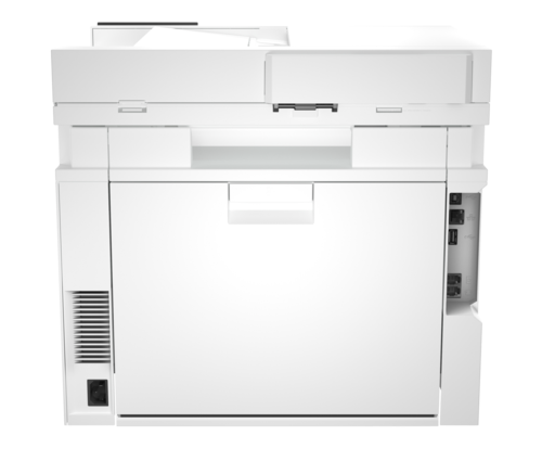 מדפסת לייזר צבעונית משולבת HP Color LaserJet Pro MFP 4302fdw – מבט אחורי עם חיבורים