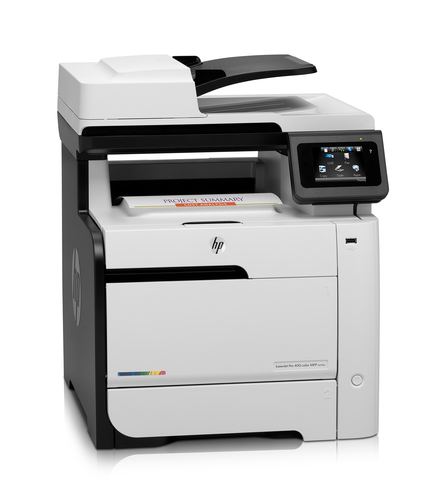 מדפסת לייזר צבעונית משולבת HP LaserJet Pro 400 color MFP M475dn – מבט אלכסוני משמאל