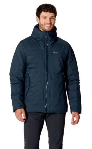 מעיל פוך עמיד למים לגברים Rab - Microlight Shield Waterproof Down Jacket