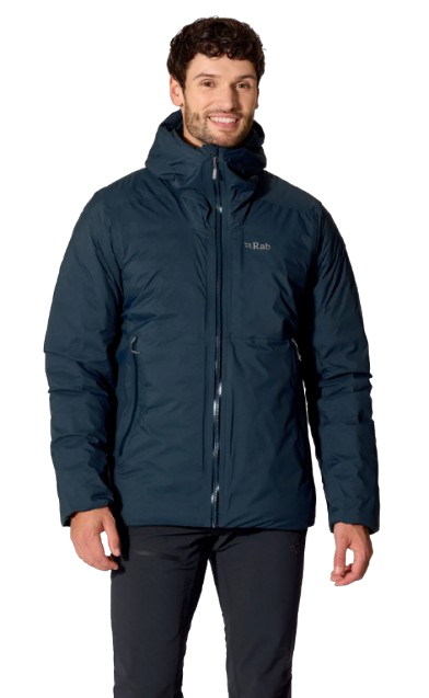 מעיל פוך עמיד למים לגברים Rab - Microlight Shield Waterproof Down Jacket