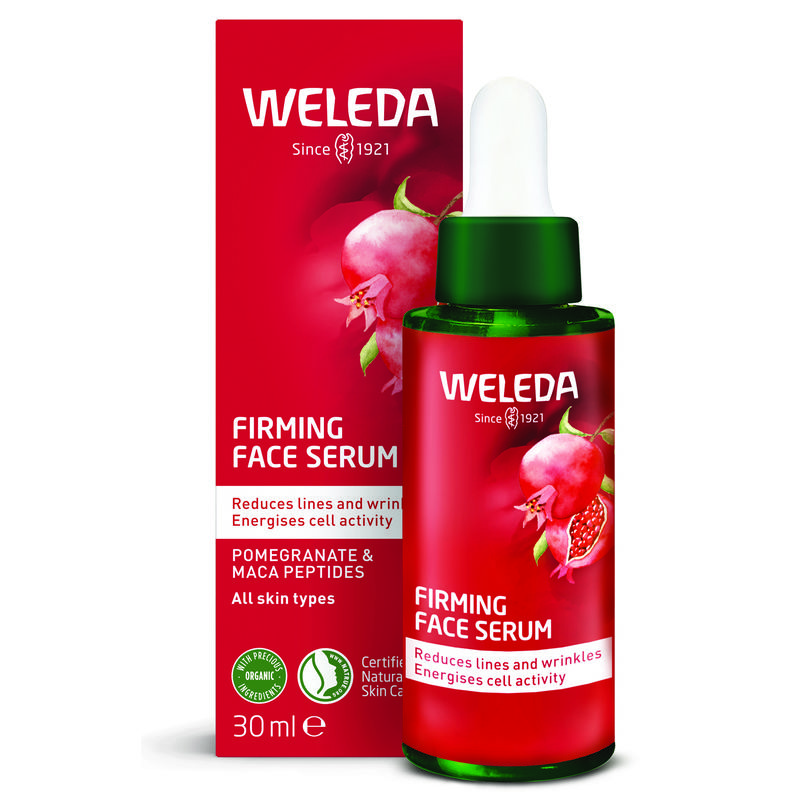 סרום רימונים ושורש מאקה למיצוק העור (30 מ"ל) - WELEDA