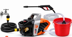 מכונת שטיפה בלחץ גבוהה מיני 220 בר 2200 וואט GORILLA RHINO - QLB220 BRUSHLESS