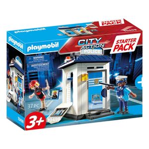 פליימוביל - תחנת משטרה ערכת משחק למתחילים – PLAYMOBIL 70498