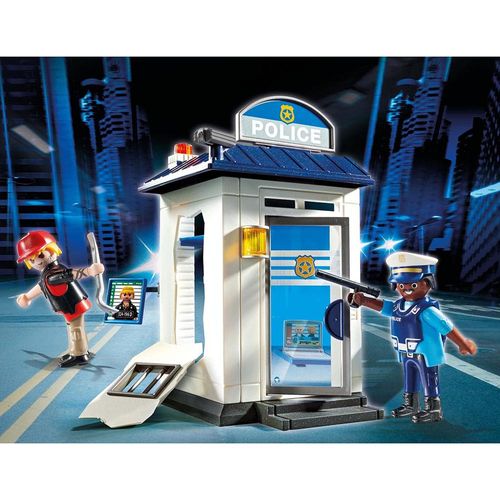 פליימוביל - תחנת משטרה ערכת משחק למתחילים – PLAYMOBIL 70498