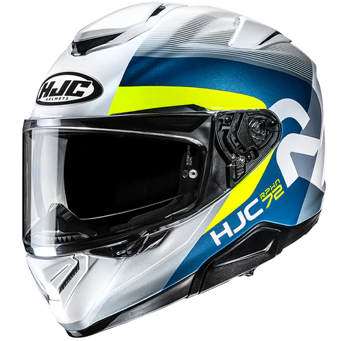  קסדה מלאה אייצ' ג'יי סי כחול לבן צהוב  -RPHA 72 PHYTA MC3H HJC