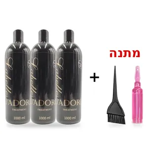  מארז 3 יחידות של החלקה Jadore אורגנית לכל סוגי השיער 1000 מ"ל כל יחידה- ז