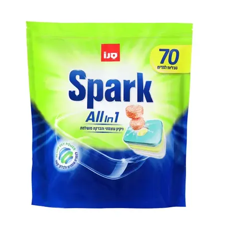 סנו ספארק 70 טבליות למדיח ALL IN 1