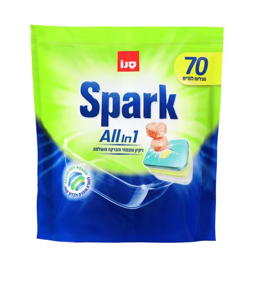 סנו ספארק 70 טבליות למדיח ALL IN 1