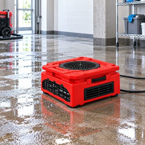 מפוח רצפתי לייבוש SmartAir QuadDry עם 4 יציאות אוויר