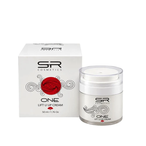 קרם פנים ONE LIFT U UP של SR COSMETICS למיצוק, הרמה ושיפור מראה עור הפנים 50ml