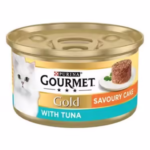 גורמה Gourmet גולד עוגת טונה – מזון לח לחתול 85 גרם