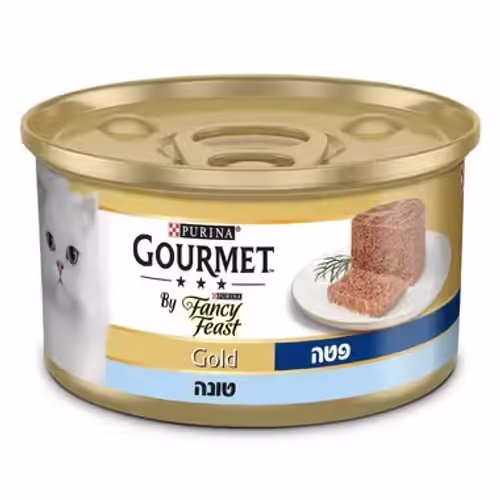גורמה גולד פטה טונה מזון לח לחתול 85 גרם