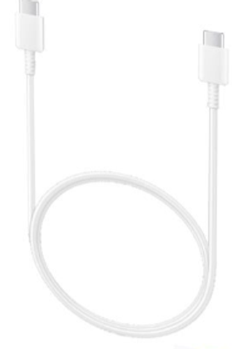 כבל מקורי לבן זכר/זכר Samsung TYPE C CABLE 
