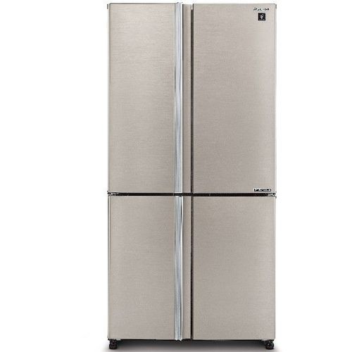 מקרר 4 דלתות מקפיא תחתון 611 ליטר דגם SHARP SJ9260BS שארפ נירוסטה