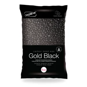 שעוות פתיתים שחורה GOLD BLACK מתקלפת בשכבה דקה 1Kg -דפילב DEPILEVE