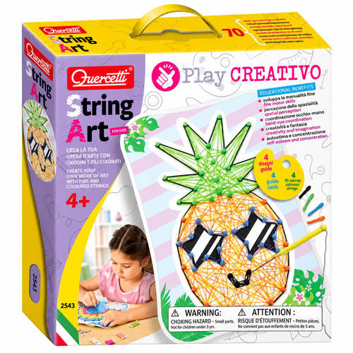 ערכת יצירה Quercetti String Art Kawaii Fancy 