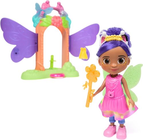 שער הפיות הקסום של גבי עם בובת פיה מפרקית 15 ס