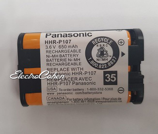 סוללה מקורית HHR-P107 מס. 35 נטענת Panasonic