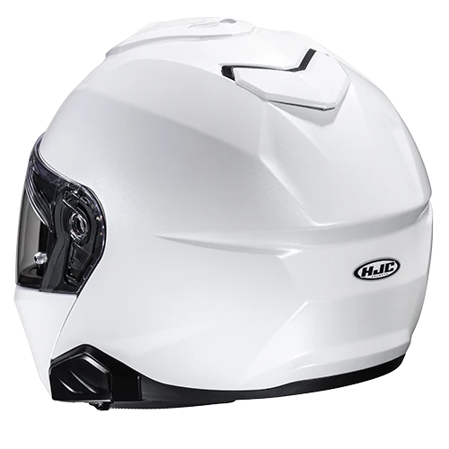  קסדה מלאה אייצ' ג'יי סי לבן -i91 SOLID METAL PEARL WHITE HJC