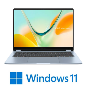 מחשב נייד 16 אינץ מסך מגע ASUS Vivobook S14 Flip OLED TP5408QA-U2068X Light Blue