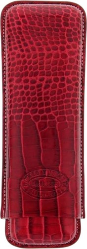 נרתיק עור רומיאו אי חולייטה אדום ל־2 סיגרים – Romeo y Julieta Leather Cigar Case