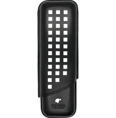 נרתיק עור קוהיבה בהיקה שחור ל־2 סיגרים – Cohiba Behike Leather Cigar Case