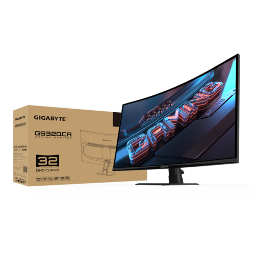 מסך קעור | Gigabyte GS32QCA SS | VA | 1ms | 2K | QHD | 180Hz | FreeSync Tilt