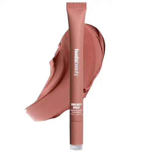 מוס שפתיים מאט Huda Beauty Liquid Matte Mousse Bombshell Pinky Brown ‏7.5 מ
