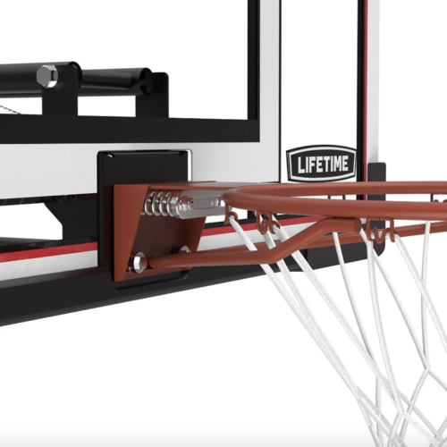 מתקן סל נייד מתכוונן 48 אינץ - Lifetime Polycarbonate Adjustable Portable Basketball Hoop NBA Edition