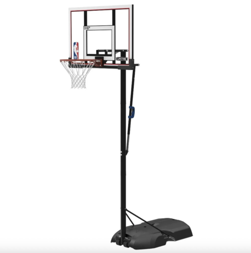 מתקן סל נייד מתכוונן 48 אינץ - Lifetime Polycarbonate Adjustable Portable Basketball Hoop NBA Edition