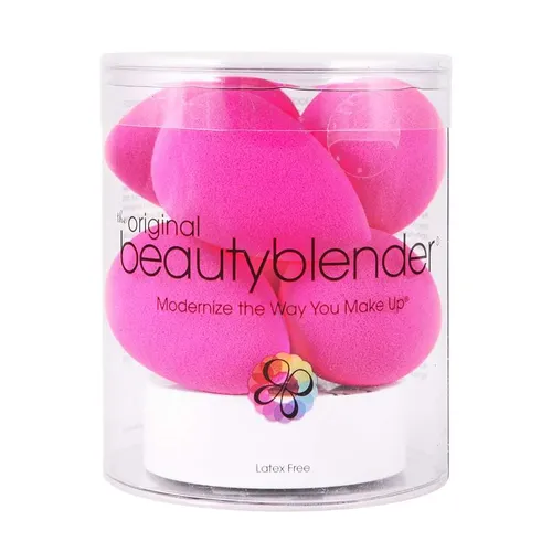 מארז 6 ספוגיות איפור Beautyblender Original Pink + סבון ניקוי