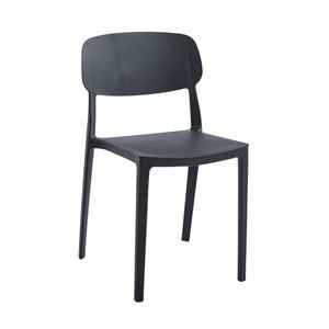 כסא פלסטיק קל לגינה ולמרפסת, בשחור או באדום – קולקציית Homeil דגם משתלה