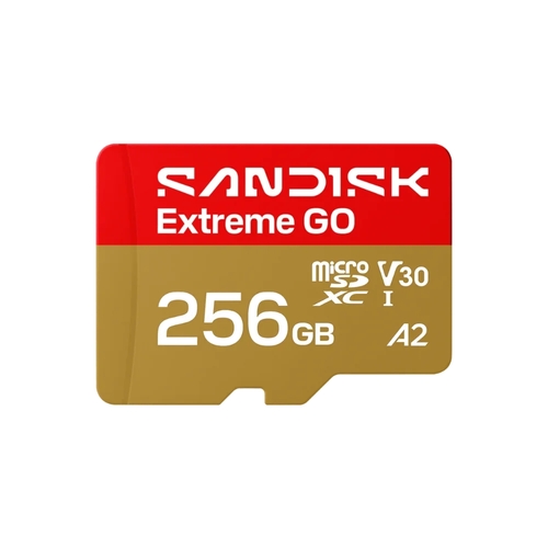 כרטיס זיכרון | Extreme GO microSDXC UHS-I | 256GB מבית SanDisk