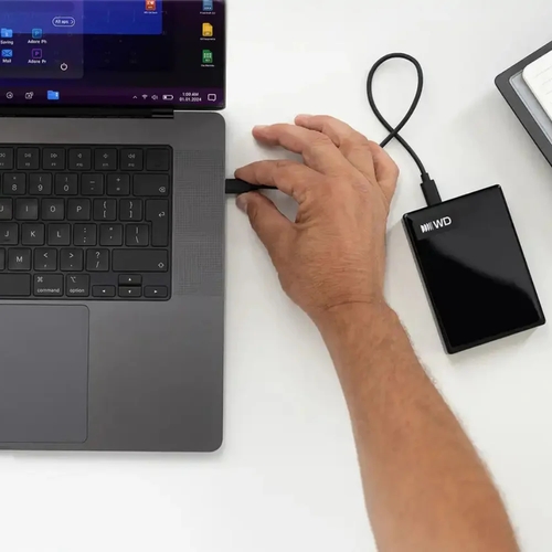 כונן קשיח חיצוני דגם | My Passport | USB-C | 5TB בצבע שחור מבית WD